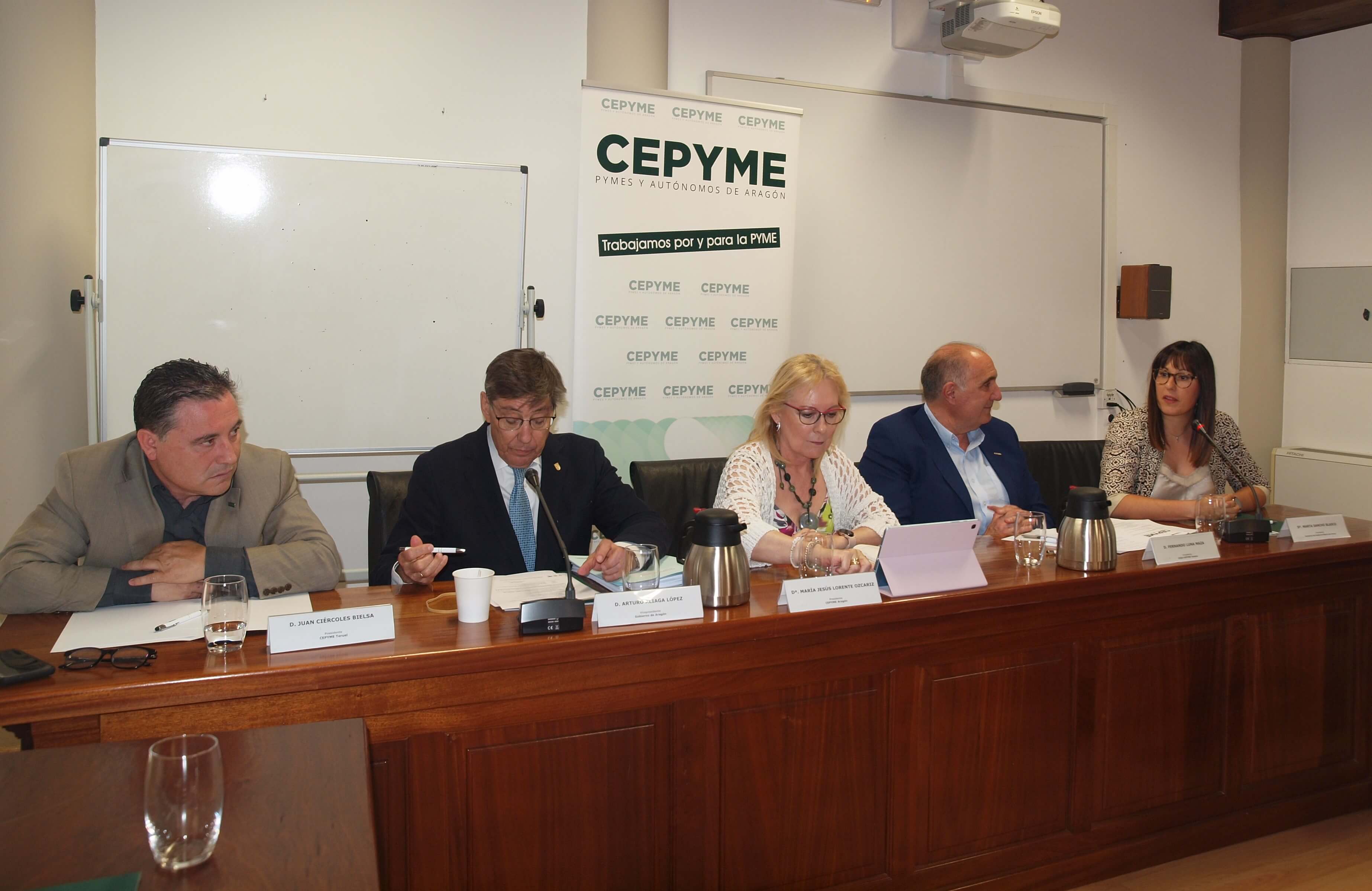 CEPYME Aragón realiza la primera reunión de su renovada Junta Directiva en Andorra