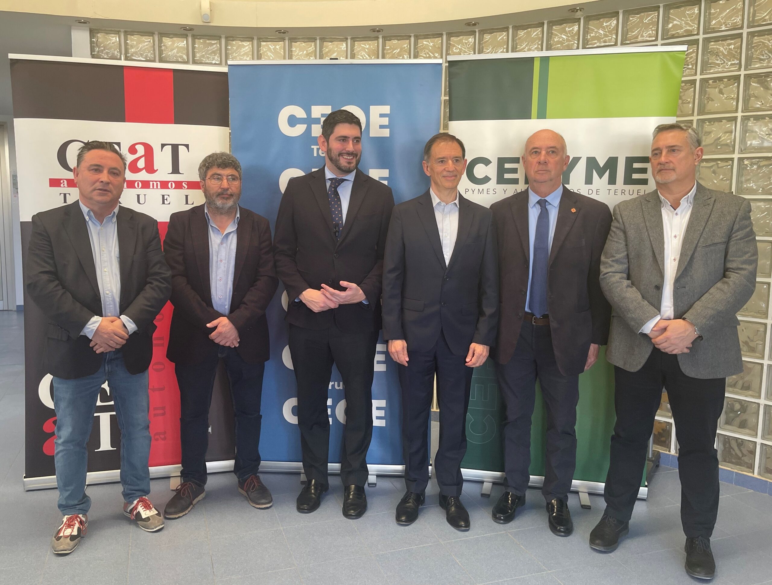 Las organizaciones empresariales turolenses se reúnen con Nolasco