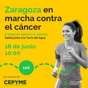 Ya puedes inscribirte en la Marcha Contra el Cáncer