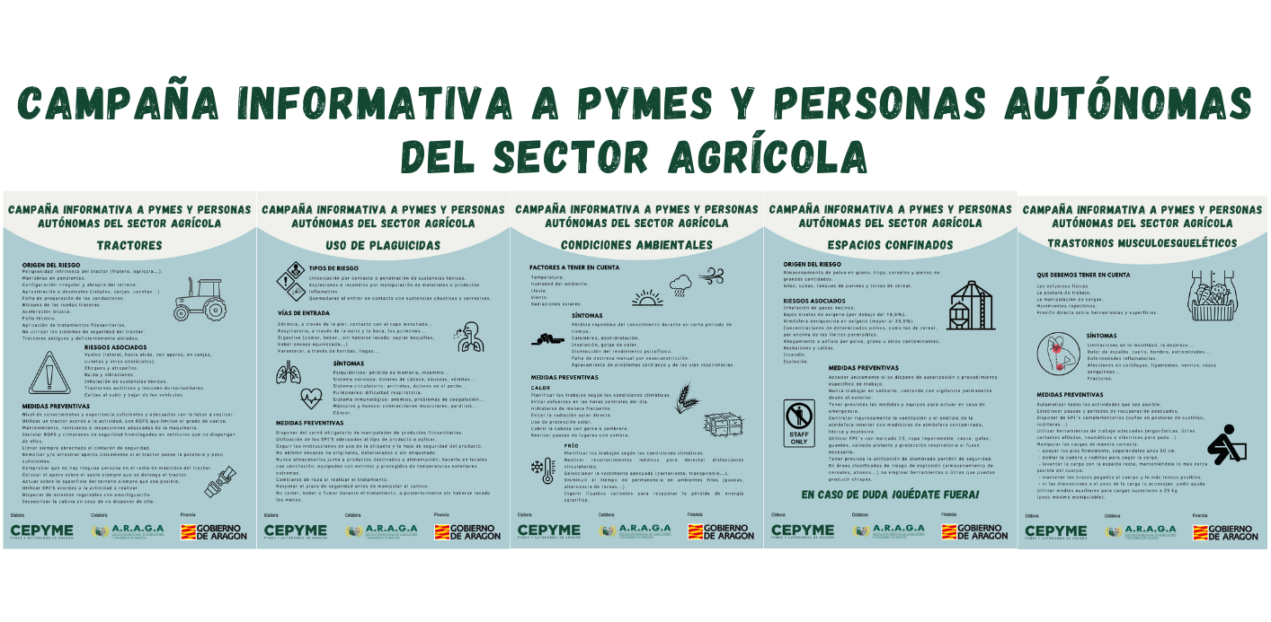 CEPYME Aragón lanza una campaña informativa a pymes y autónomos del sector agrícola