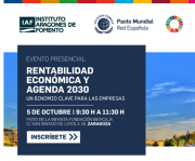 El Pacto Mundial organiza la jornada ‘Rentabilidad económica y Agenda 2030: un binomio clave para las empresas’