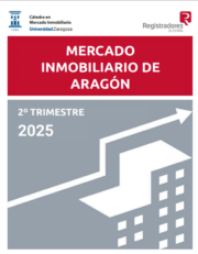 El mercado inmobiliario de la vivienda en Aragón consolida en el segundo trimestre de 2025  su actividad con un aumento del 20,6 % de sus operaciones