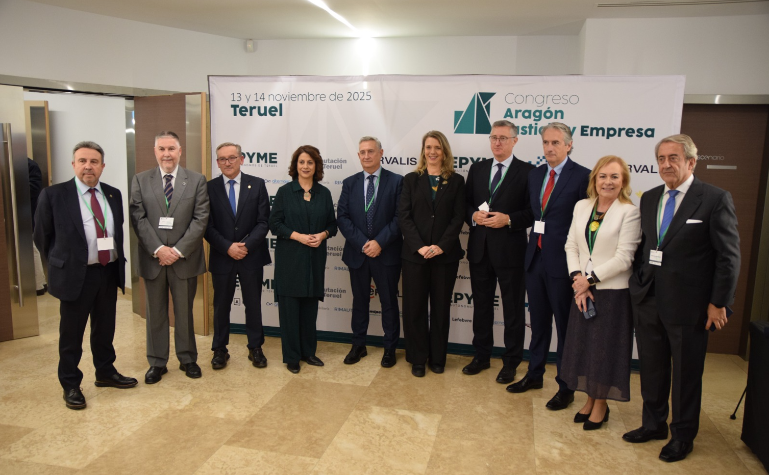 El Congreso Aragón, Justicia y Empresa reúne en Teruel a destacados expertos para analizar los retos jurídicos y económicos de las empresas