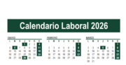 Ya está aquí el calendario laboral del 2026 listo para descargar
