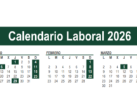 Ya está aquí el calendario laboral del 2026 listo para descargar