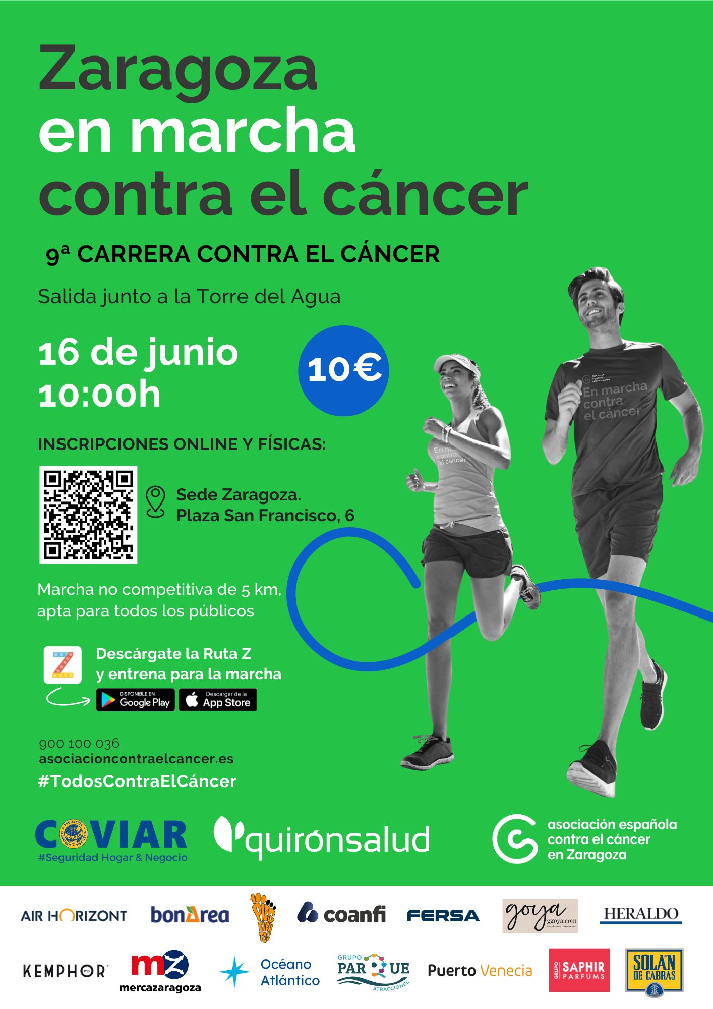 Apúntate a la IX Marcha contra el cáncer