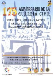 Concierto Conmemorativo del 175 aniversario de la Fundación de la Guardia Civil