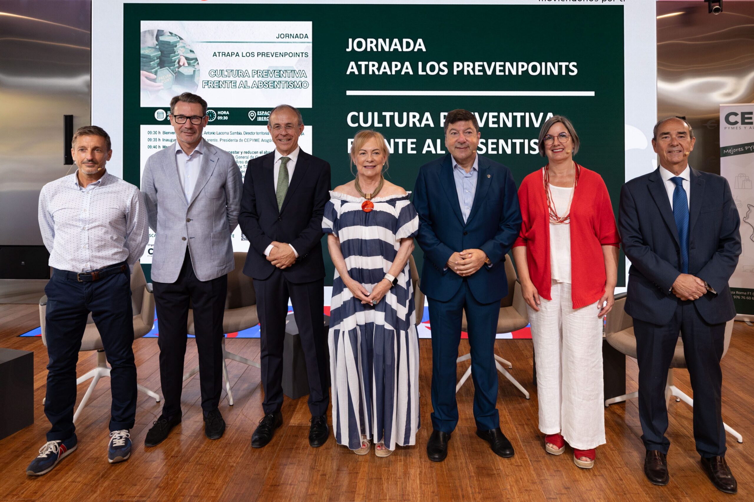 Jornada sobre absentismo organizada por Cepyme Aragón / 09-07-2026 / Foto Victor Mateo