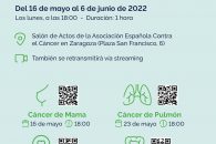 El Comité Técnico de la Asociación Española contra el Cáncer en Zaragoza organiza el ciclo de conferencias «¿Buenas noticias contra el cáncer?»