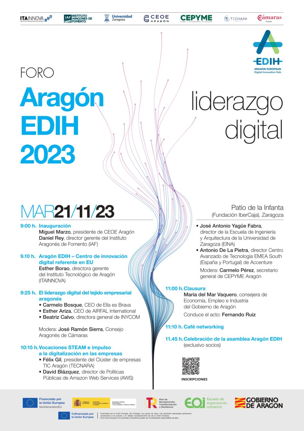 Llega la próxima semana el  Foro Aragón EDIH 2023: “Liderazgo Digital” 