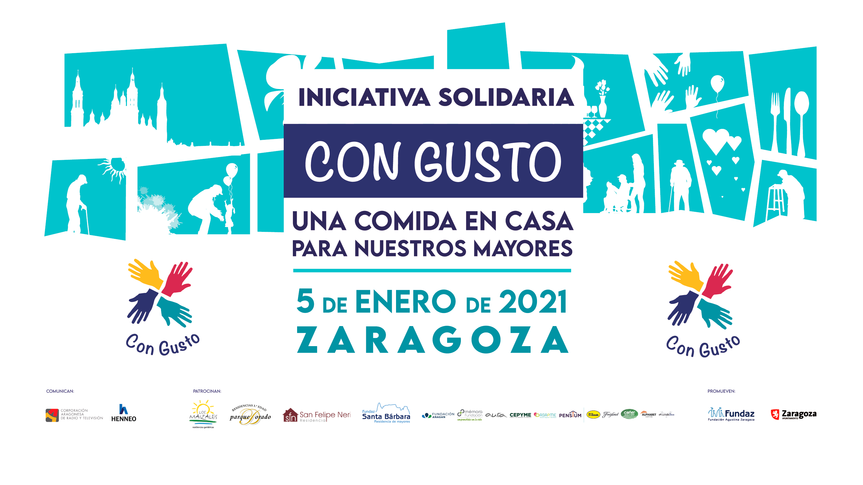 CEPYME Aragón se une a la iniciativa solidaria “Con gusto, una comida en casa para nuestros mayores”