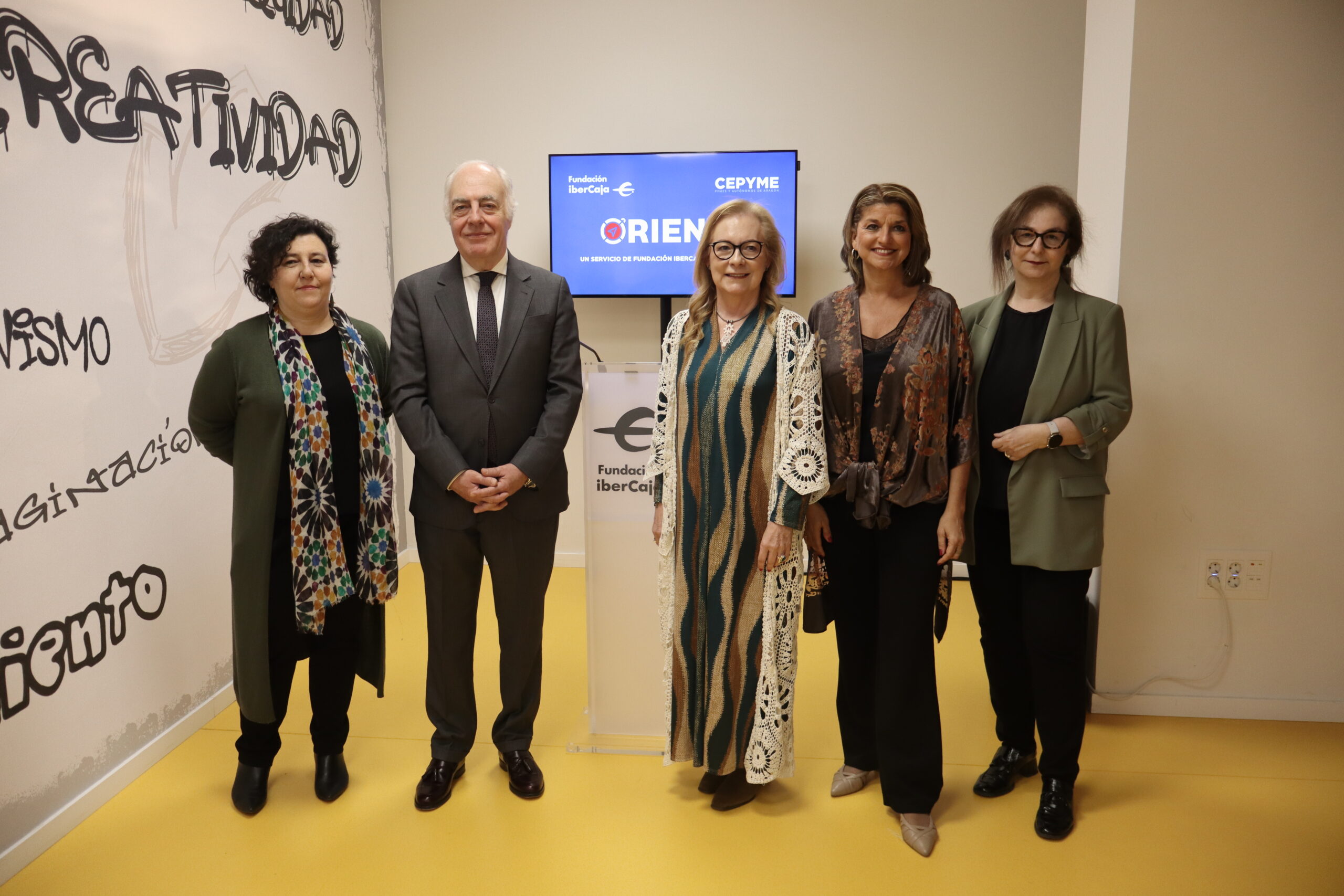 El apoyo al desarrollo profesional de los jóvenes y la ayuda en su orientación académica centran la colaboración entre Fundación Ibercaja y CEPYME Aragón