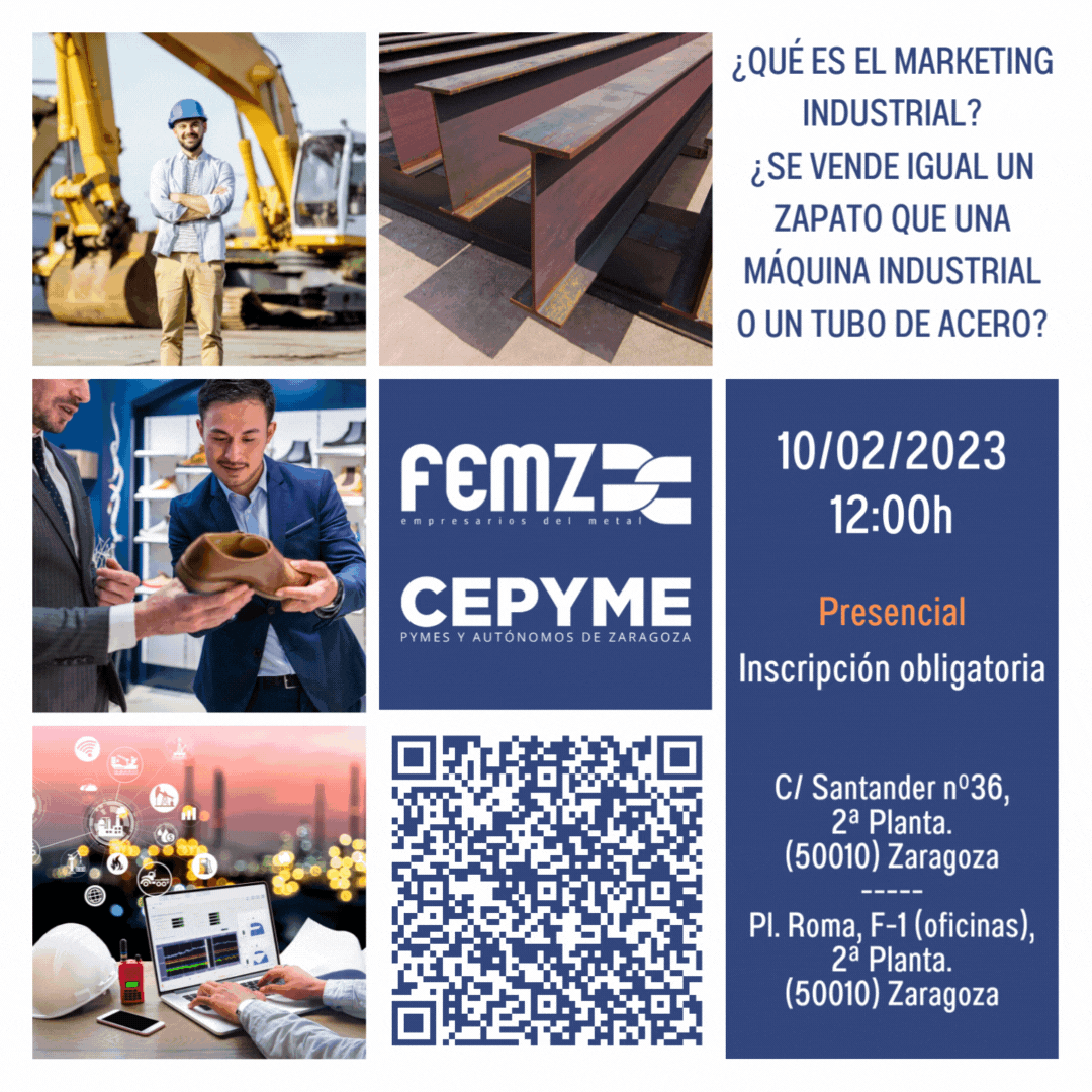 Jornada: ¿Qué es el marketing industrial? ¿Se vende igual un zapato que una máquina industrial o un tubo de acero?