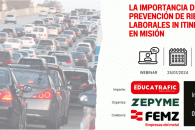 CEPYME Zaragoza y FEMZ organizan un webinar sobre «La importancia de la prevención de riesgos laborales in itinere y en misión»