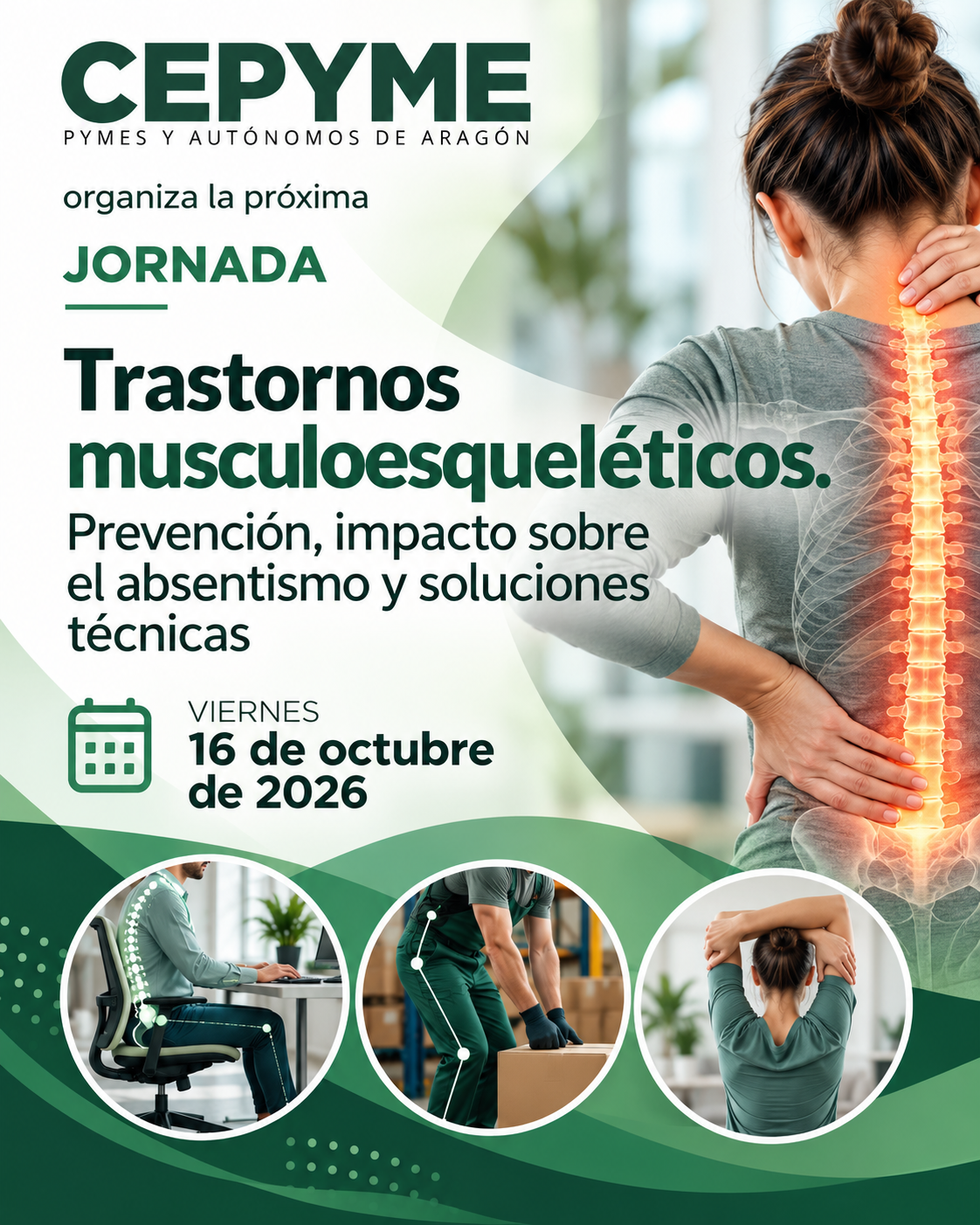Jornada sobre trastornos musculoesqueléticos