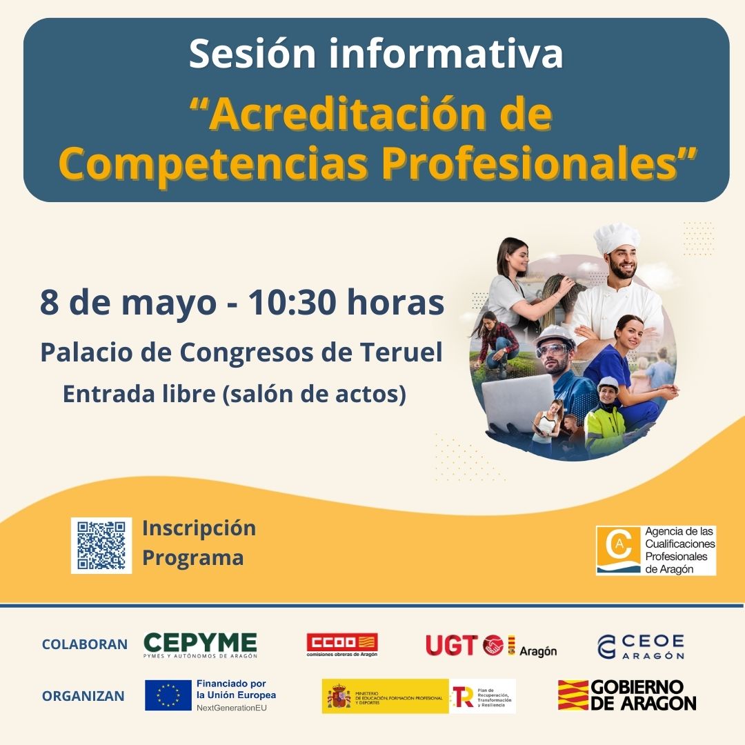 No te pierdas la sesión informativa sobre el PEAC en Teruel