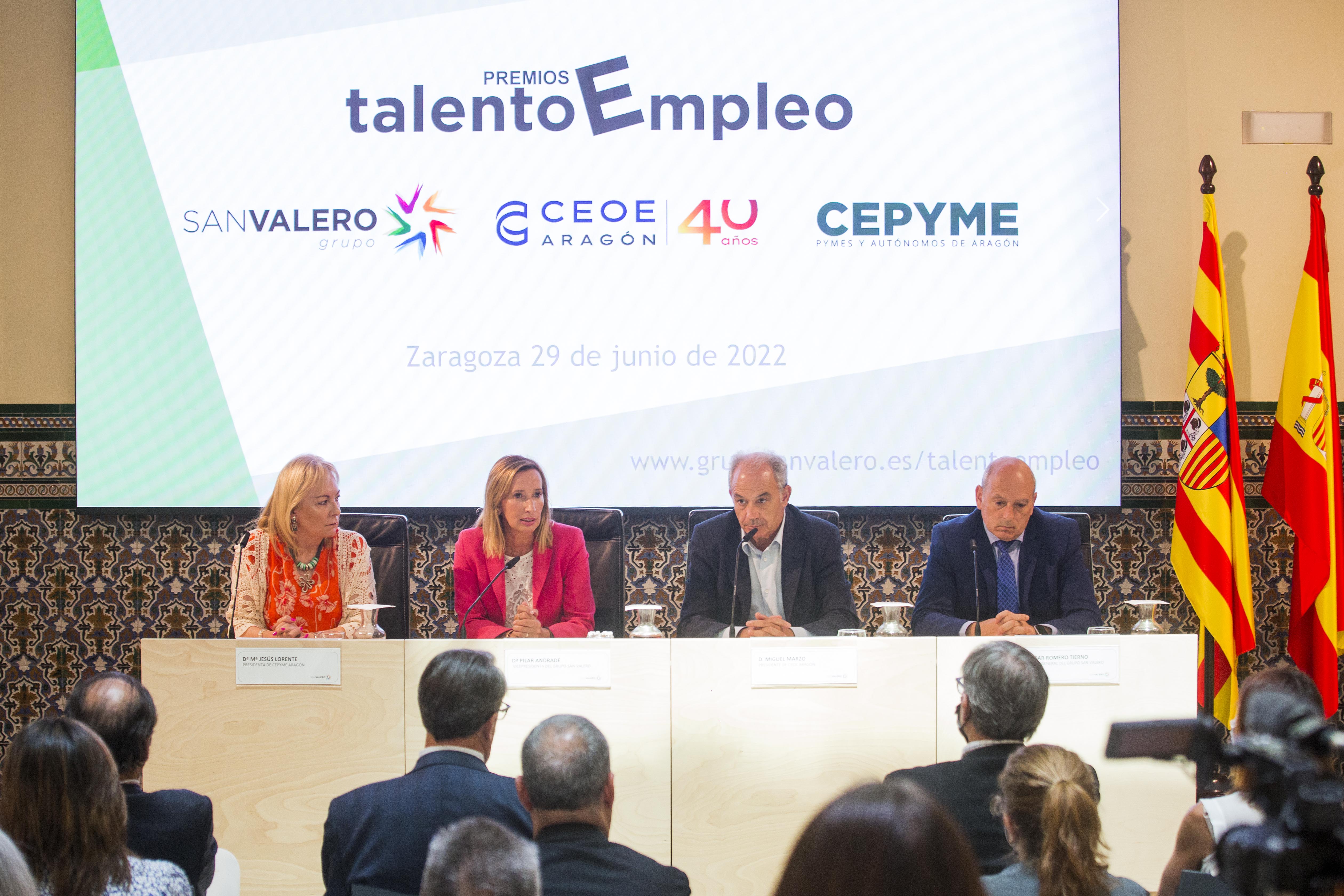 Abierta la convocatoria para la 2ª edición de los premios ‘Talento Empleo Aragón’