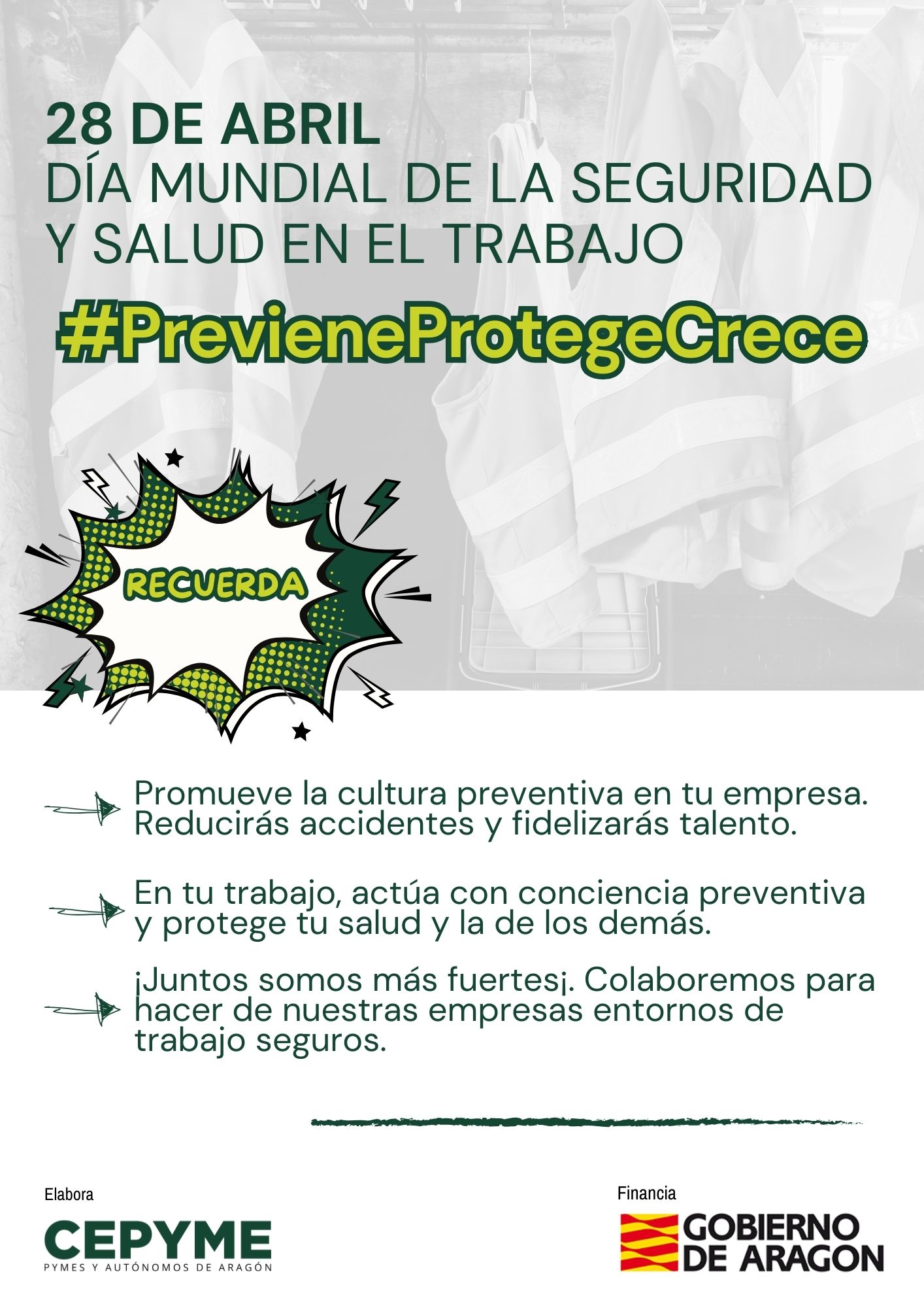 Disponible un nuevo cartel de nuestra campaña #PrevieneProtegeCrece, ¡descárgatelo ya!
