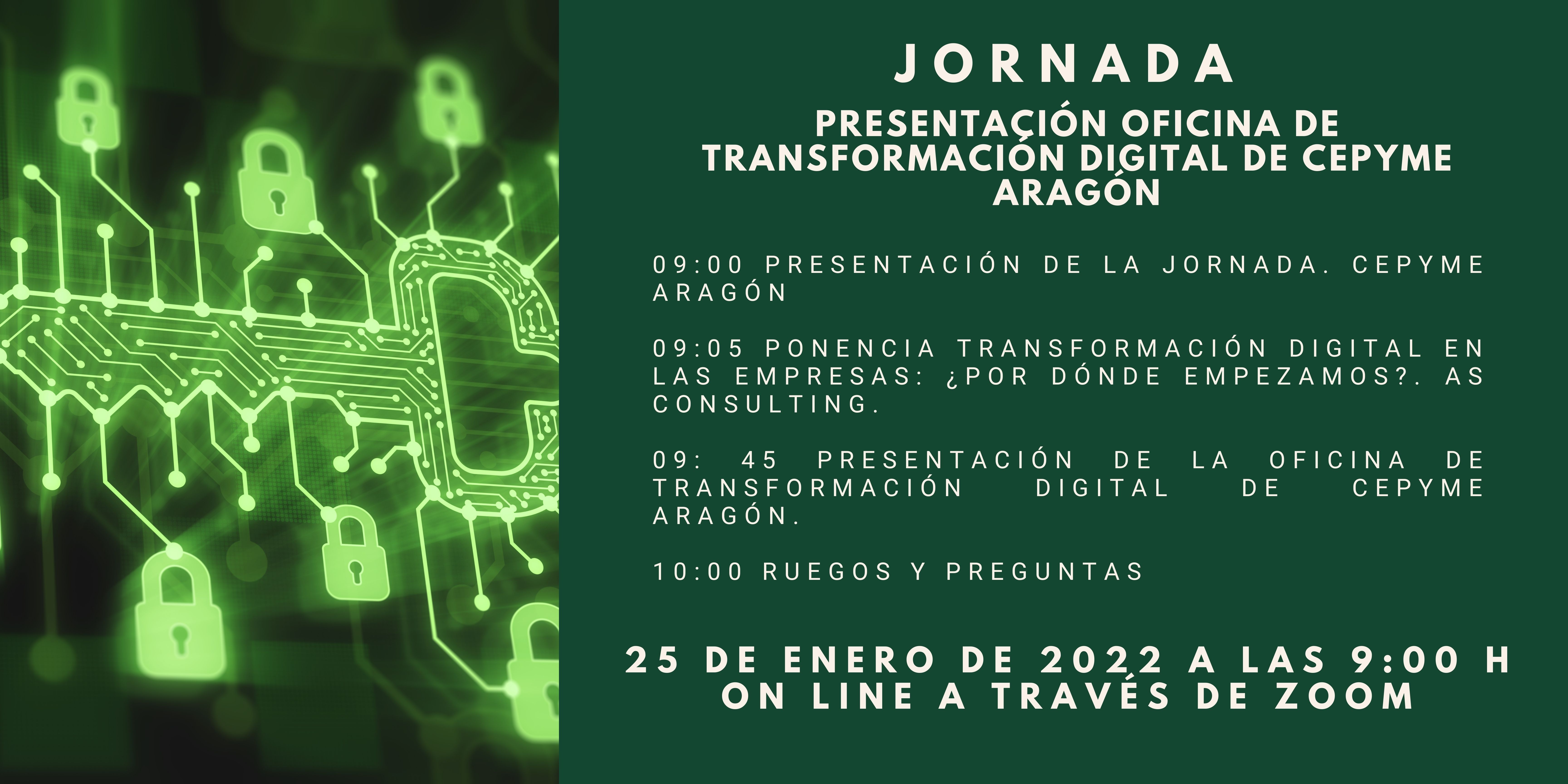 ¡Nueva fecha! Presentación de la Oficina de Transformación digital de CEPYME Aragón