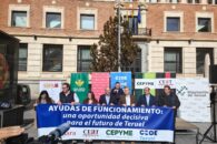 Las Organizaciones Empresariales turolenses salen a la calle para exigir que se incrementen las ayudas de funcionamiento