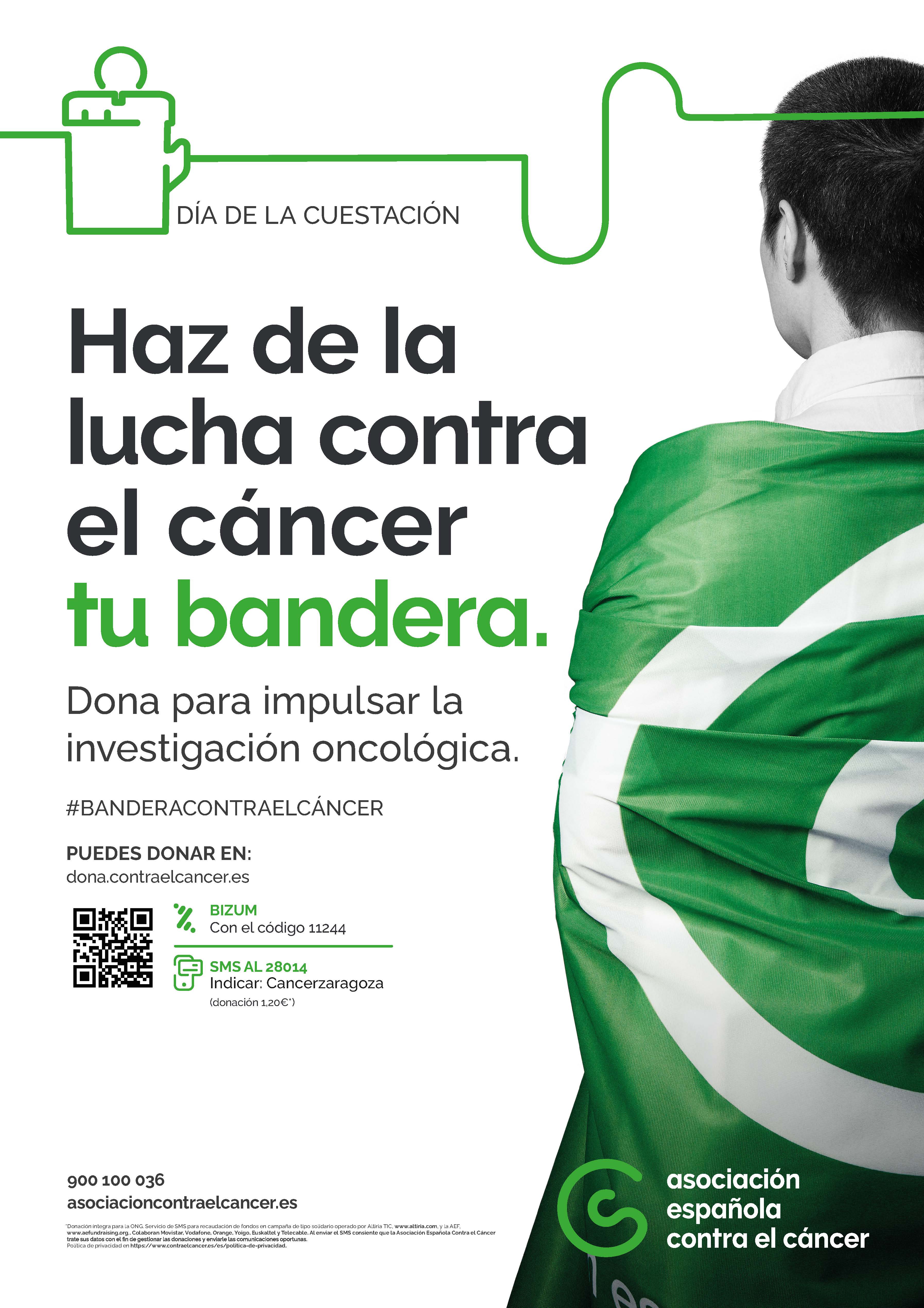 La AECC vuelve a salir a la calle con la campaña “Haz de la lucha tu bandera”