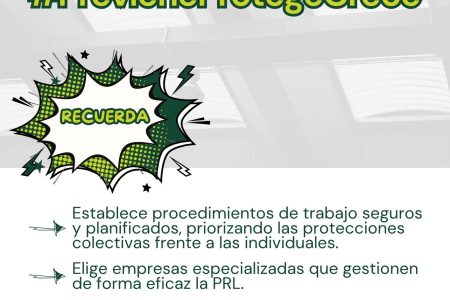 #PrevieneProtegeCrece_8_PRL y trabajos en cubiertas