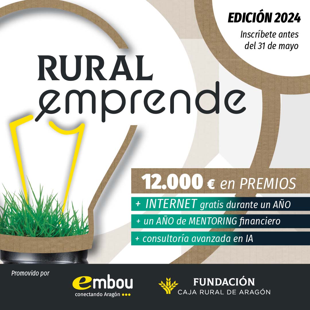 Abierta la III edición del Rural Emprende que reconoce a emprendedores del medio rural aragonés