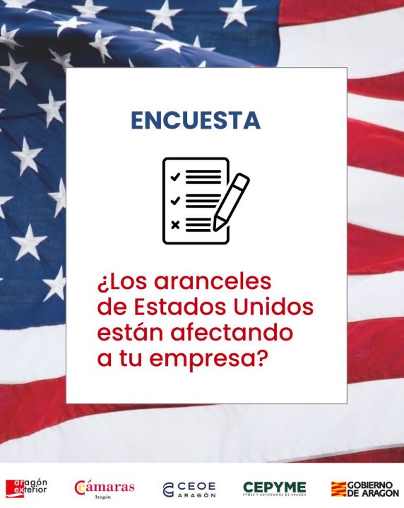 Encuesta a las empresas aragonesas: ¿Los aranceles de EEUU están afectando a tu empresa?