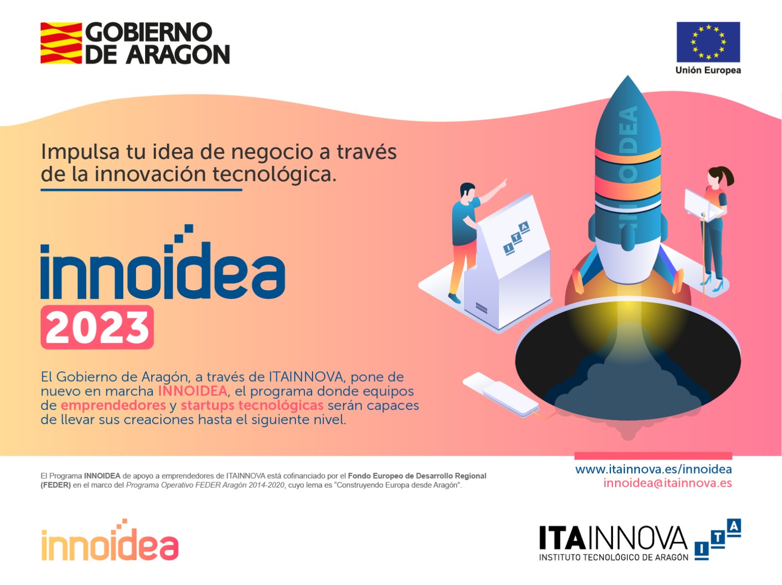 ITAINNOVA pone en marcha una nueva edición de INNOIDEA dirigida a emprendedores y start-ups tecnológicas