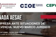 Jornada “La empresa ante situaciones de insolvencia: nuevo marco jurídico”