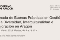 Jornada de buenas prácticas en gestión de la diversidad, interculturalidad e inmigración en Aragón