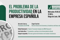 Jornada: El problema de la productividad en la empresa española
