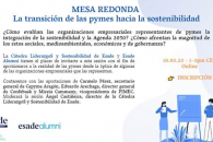 Mesa Redonda “La transición de las pymes hacia la sostenibilidad”