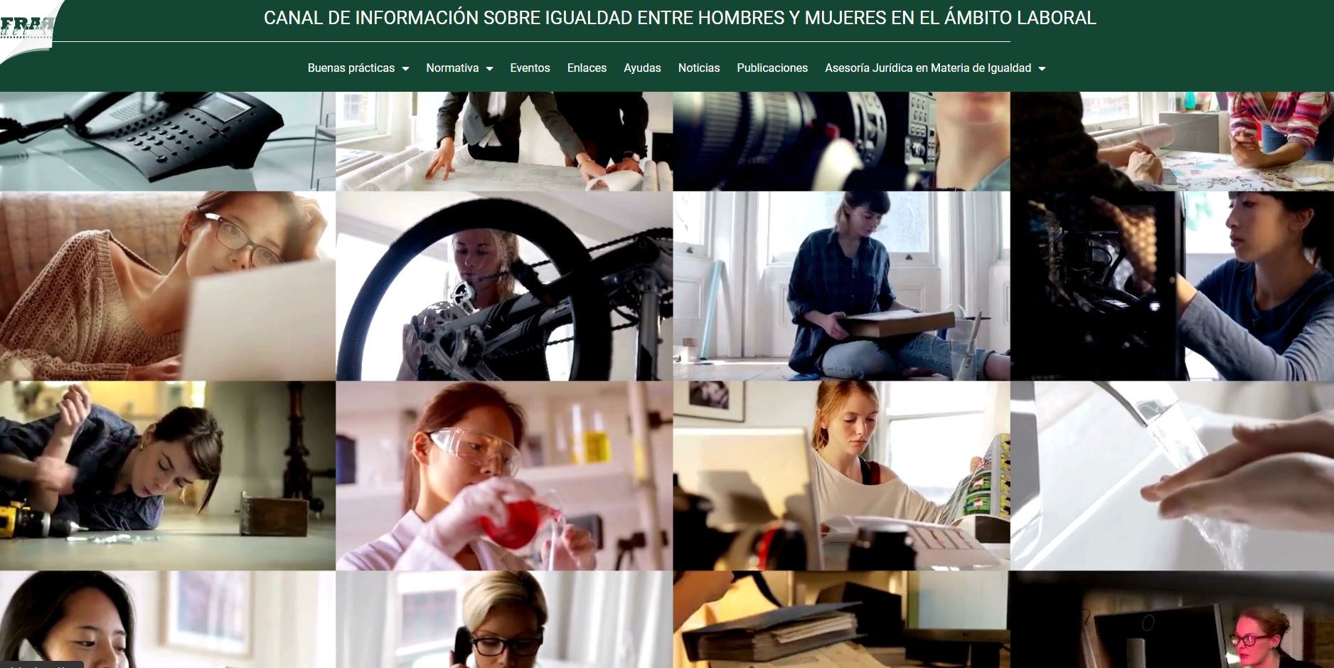 Renovamos la imagen de nuestra web sobre igualdad laboral