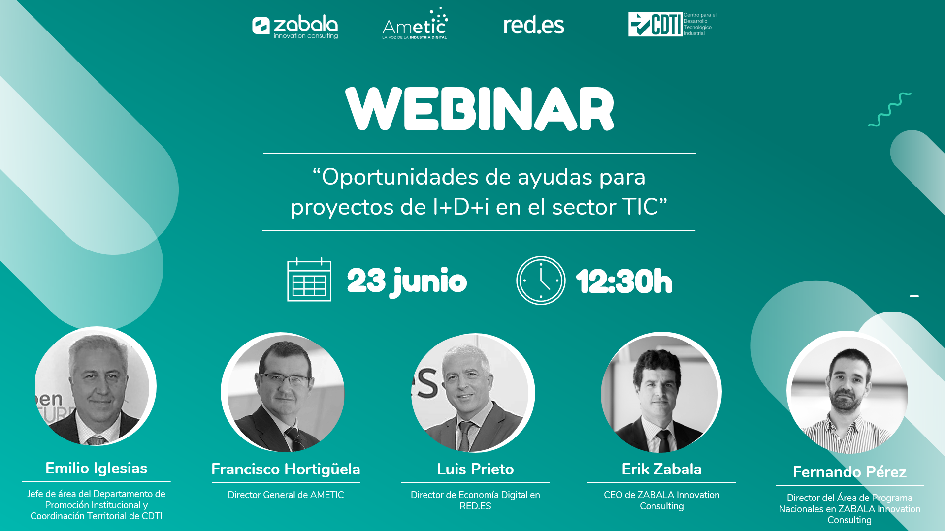 Webinar “Oportunidades de ayudas para proyectos de I+d+i en el sector TIC”