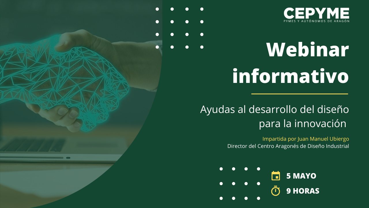 Webinar informativo: Ayudas al desarrollo del diseño para la innovación